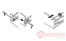 Szuflada Gamet Box  Wys=105mm Prowadnice 30cm SZARA Gamet - Gamet