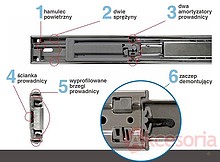 VARIANT PLUS Cargo mini dolne 60 metal lakier srebrny - Rejs