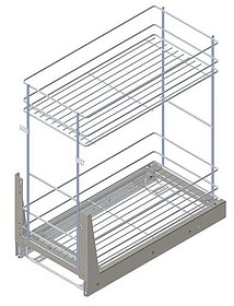 VARIANT Cargo mini dolne 30 metal efekt chrom - Rejs