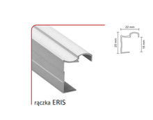 Systemy drzwi przesuwnych Zestaw Do 3 Drzwi Przesuwnych ERIS 18 wys.270/szer235cm Srebrny - Aluprofil