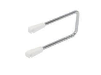 MAXIMA EVO Przegroda pionowa L-120 metal/tworzywo chrom/biały