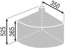 Segregacja odpadów Kosz Wurth EKO CENTER 1 do korpusu 40 cm / 1x18 l - Würth