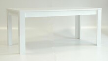 Stół AMALFI 180x90 - biały połysk