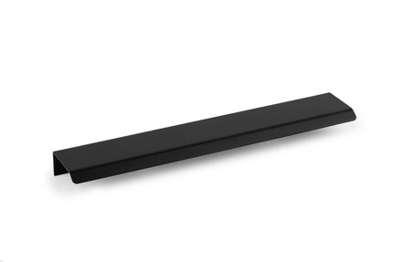 Uchwyt listwowy CURVE 0117 - czarny mat / rozstaw 128 mm
