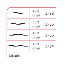 Systemy drzwi przesuwnych Rączka JUNO 18/P Do Drzwi Przesuwnych Srebrna dł.270 cm - Aluprofil