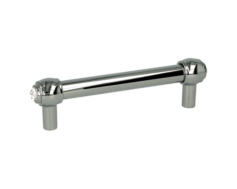 Reling RE23 chrom połysk z kryształkiem  Rozstaw 96 mm(W)