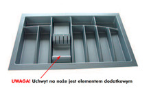 Wkład Na Sztućce Do Szer.120cm Głęb.45cm SREBRNY TWARDY gr.2.5mm - Würth