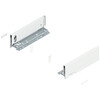 Boki LEGRABOX Pure / wys. M=90.5 mm / dł. 27 cm / biały - Blum
