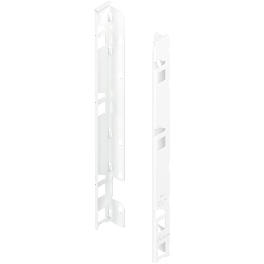 Uchwyty ścianki tylnej LEGRABOX ZB7F / wys. F=241 mm / biały