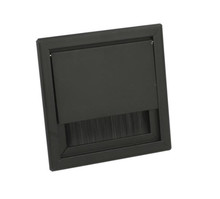 Mediaporty i przepusty kablowe Przepust Kablowy Kwadratowy z Aluminium 80x80 mm Czarny - Amix