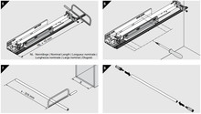 Prowadnice do szuflad Stabilizacja boczna MOVENTO do prowadnic o dł. do 40 cm - Blum