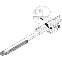 Szuflady Jednostka+Zabierak TIP-ON BLUMOTION T60L Do Dł.350-600mm ≤ 20 kg - Blum