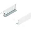 Boki LEGRABOX / wys. K=128.5 mm / dł. 35 cm / biały - Blum