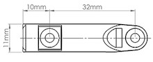 Zawiasy Adapter do hamulca Airtic 32 do drzwi nakładanych - biały - Airtic Professional