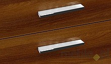 Uchwyty Uchwyt 2891 - efekt stali nierdzewnej / rozstaw 128 mm - Schwinn