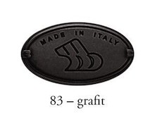 Uchwyty Uchwyt FANGIO 15090 - grafit / rozstaw 128 mm  - Bosetti-Marella