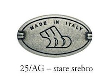 Uchwyt MUSZELKA 15148 - stare srebro / rozstaw 64 mm - Bosetti-Marella