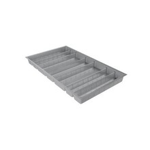 Organizacja szuflad Wkład na sztućce ORGATRAY 590 - srebrny / 307x462 mm - Hettich