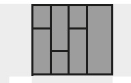 Organizacja szuflad Wkład na sztućce ORGATRAY 590 - srebrny / 407x412 mm - Hettich