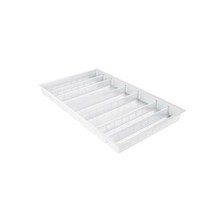 Organizacja szuflad Wkład na sztućce ORGATRAY 590 - biały / 307x462 mm - Hettich