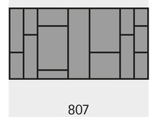 Organizacja szuflad Wkład na sztućce OrgaTray 590 807x 462 mm ANTRACYT - Hettich