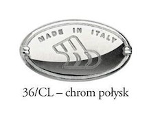 Uchwyty Gałka FAUSTO 24220 - chrom połysk / fi 30 mm - Bosetti-Marella