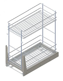VARIANT PLUS Cargo mini dolne 30 metal efekt chrom - Rejs