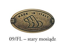 Uchwyty Gałka FANGIO 24090 - stary mosiądz / 41 mm - Bosetti-Marella