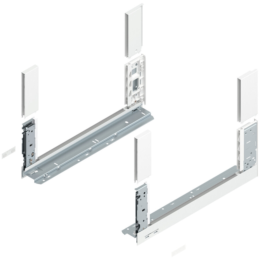Boki bez wypełnienia LEGRABOX / wys. C=177 mm / dł. 45 cm / biały