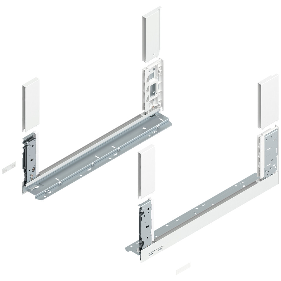 LEGRABOX Boki Wys.C=177mm BEZ Wypełnienia dł.50cm J.Biały 1kpl