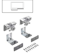 TopLine L -Wózki G/D  Drzwi Przednie L/P gr.18/19mm - Hettich