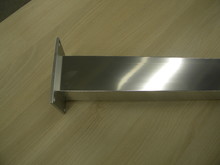 Nogi i okucia do stołów Noga meblowa aluminiowa kwadratowa 6 cm / 71 cm - elektropolerowany - Rejs