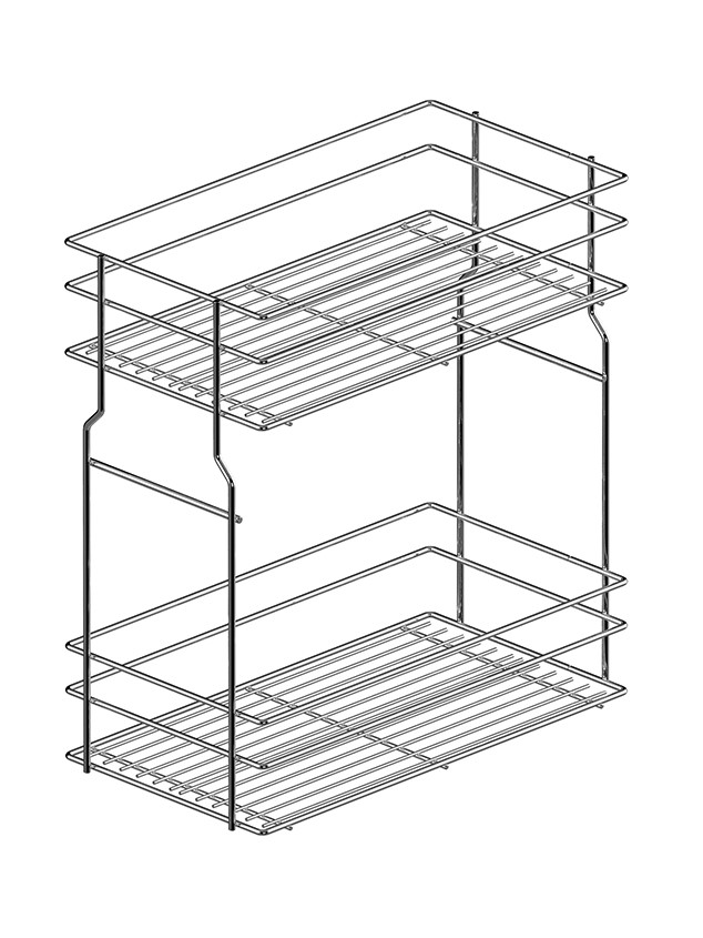 Cargo Mini Dolne VARIANT MULTI 40 cm - biały / miękki domyk