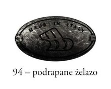 Uchwyty Uchwyt FACTORY 15097Z - podrapane żelazo / rozstaw 96-160 mm - Bosetti-Marella