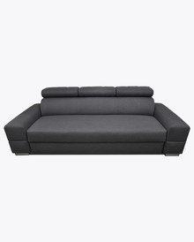 Sofa rozkładana Loft 19 z regulowanymi zagłówkami