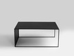 Stolik 2 WALL METAL 100x60 - czarny
