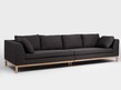 Sofa rozkładana, modułowa 4-osobowa AMBIENT WOOD