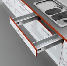 Szuflady Szuflada Tandembox Wys.M=83mm ZLEWOZMYWAKOWA Dł.45cm 30kg Biała - Blum