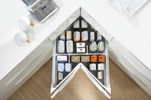 Szuflady Szuflada Tandembox NAROŻNA Wys.D=198mm Dł.65cm 65kg BIAŁA - Blum