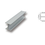 Łącznik H-17/18 Do Płyty gr.18 mm,  Biały Połysk dł. 300 cm