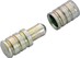 Kołek blatu Męski/Żeński fi 8 x 22 mm Żółty Ocynk