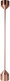 Lampa podłogowa TORCH miedziana