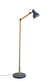 Lampa podłogowa STUDY ciemnoszara