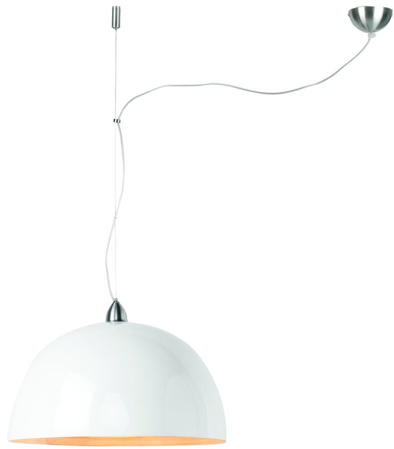 Lampa bambusowa wisząca HALONG 53x35 1 - biały