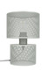 Lampa stołowa GRID szara