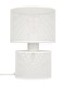 Lampa stołowa GRID biała