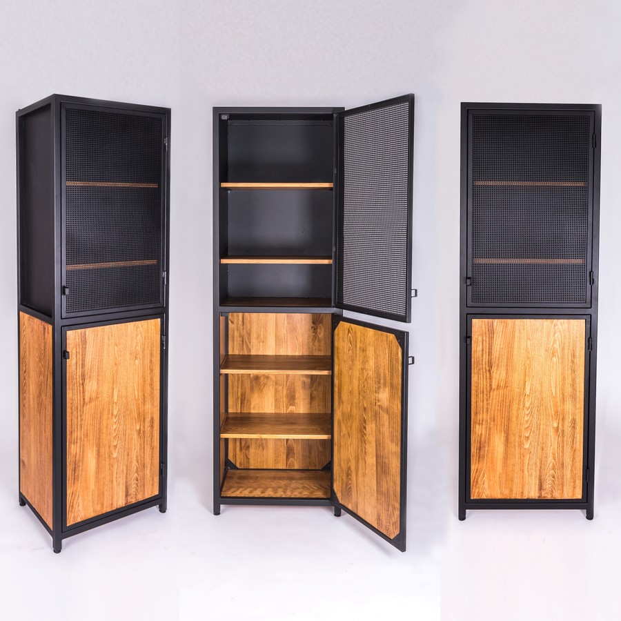 Szafka Stojaca Soho Styl Industrialny Loft Drewno Bukowe Sparkcraft Meble Sklep Meble Pl