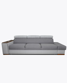 Sofa rozkładana LOFT 39 z półką i barkiem