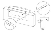 Uchwyty Uchwyt listwowy NOMA 0254 - brąz antyczny / rozstaw 128 mm - Viefe