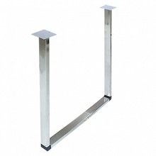 Nogi FRAME H720/stal szczotkowana - Siso